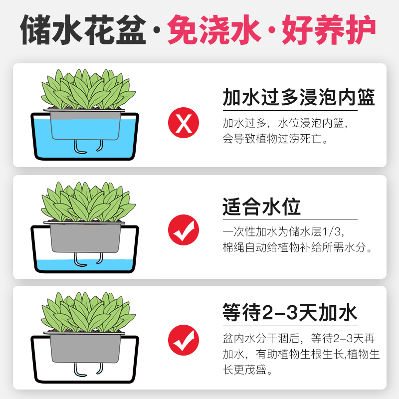 阳台种菜盆蔬菜种植箱室内窗沿超窄边长条花盆栽多肉盆懒人盆神器-图1