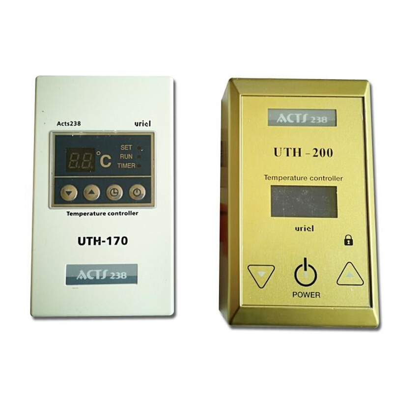 蒸汗房温控器UTH170 200电热膜电暖炕电地暖电热板控制器面板模块-图3