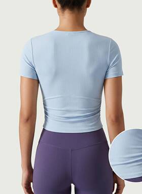 Women's High Elasticity Quick-Dry Sports Short Sleeve Top,