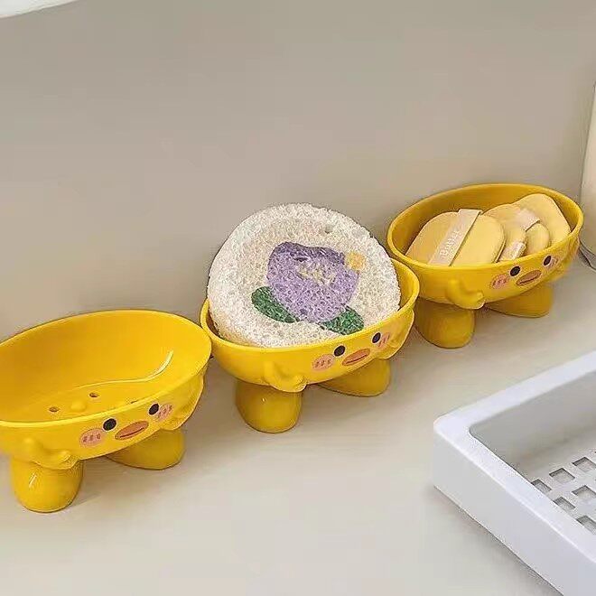 肥皂盒沥水家用可爱卡通卫生间浴室小黄鸭皂盒宿舍收纳盒置物架,淘宝优惠券,粉丝福利购,淘宝优惠卷