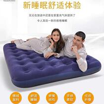 (Send Gas Pumping Air Pillows) Double thickened inflatable bed inflatable mattress Outdoor travel bed Single air cushion bed