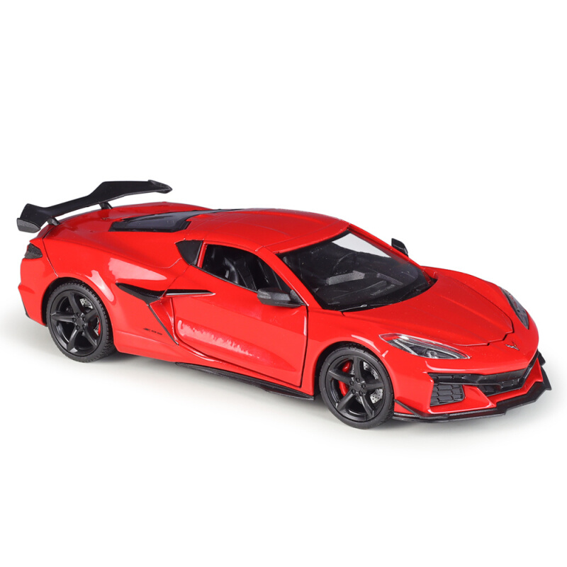 威利WELLY1:24克尔维特 2023 Corvette Z06仿真合金成品汽车模型 - 图3