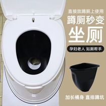 Simple toilet Mobile Pregnant Woman Elderly Bedpan Bedpan Toilet Home room Indoor Deodorant Non-slip Toilet Sitting chair