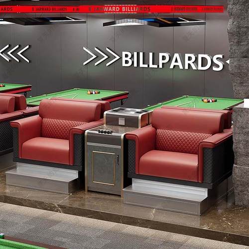 厂家直销商用台球厅沙发家用台球观球椅支持定制防水防刮多规格 - 图0