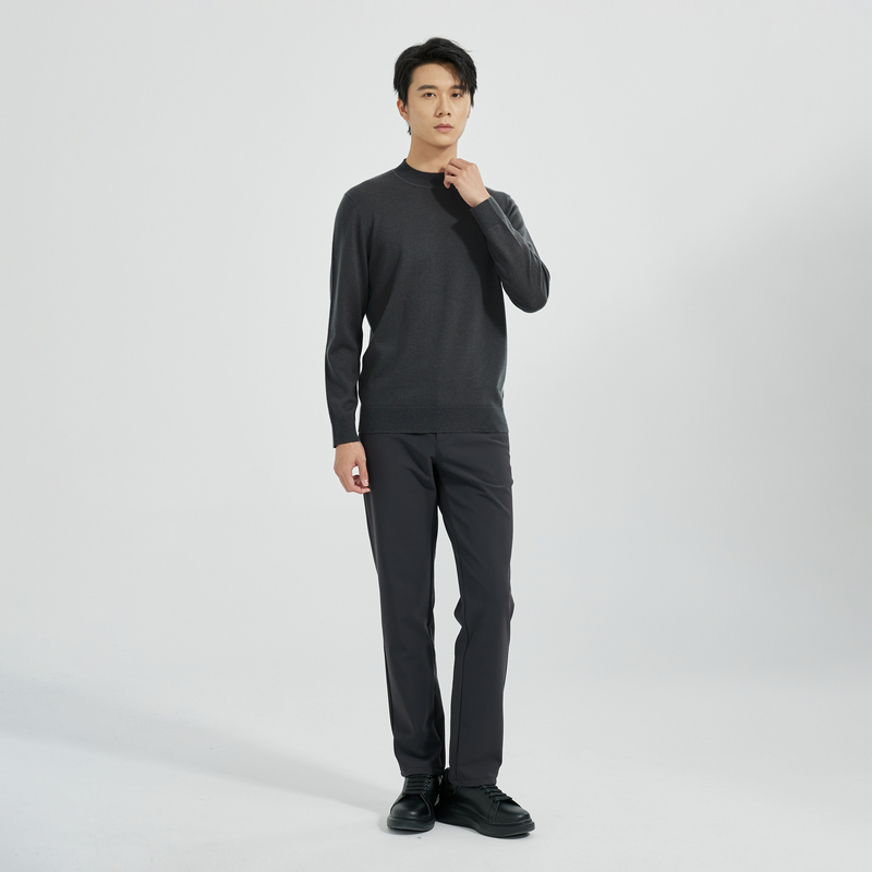 【可机洗羊毛衫】利郎奥莱毛衣2025冬季新款保暖针织毛衫A4DMS901 - 图2