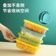 Camellia freshness box Food grade refrigerator storage box Frozen special fruit bento box Plastic picnic box lunch box