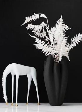 简约现代铸铁动物马工艺品摆件创意家居装饰酒柜客厅书房样板间