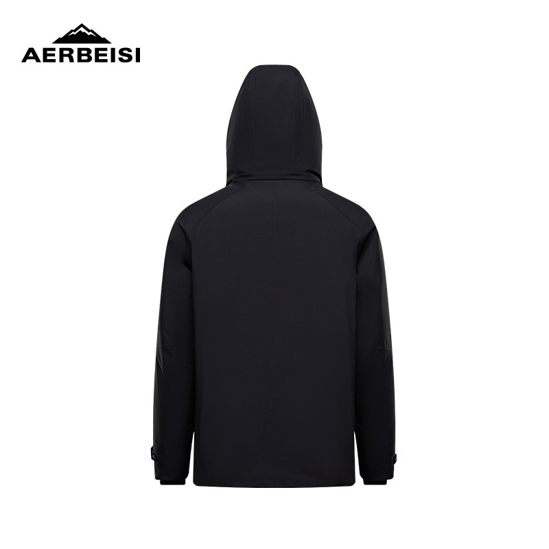 阿尔卑斯石墨烯蓄热90鸭绒滑雪服外套冬季户外防寒加厚羽绒服男女