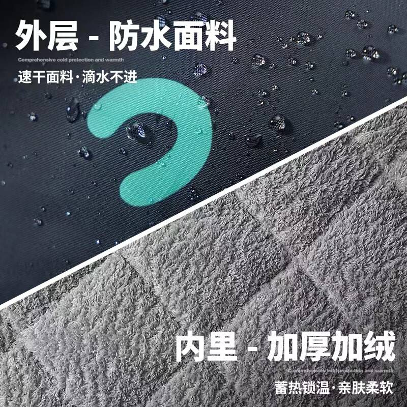 电动车挡风被冬季加绒加厚防水防雨电车摩托电瓶车防风罩冬款冬天 - 图1