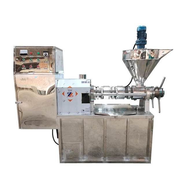 Large-scale snail oil spiral oil press machine rapeseed bean peanut new type oil press machine fully owned 125 type large walnut