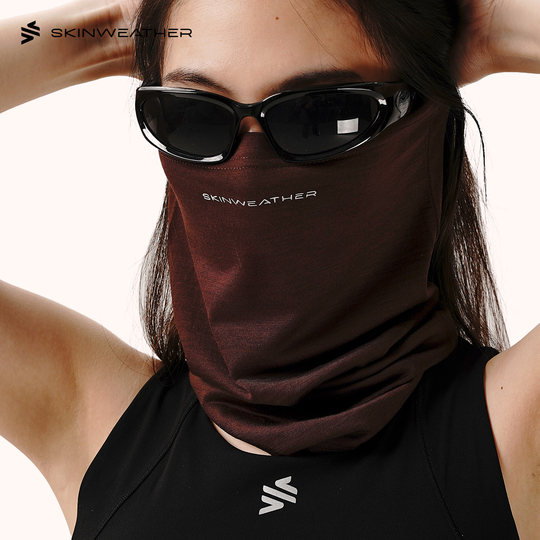 体表气候 美利奴羊毛围脖魔术头巾防晒户外面罩保暖骑行脖套男女