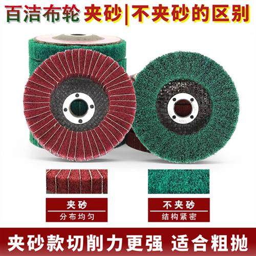 立式百洁布磨片飞翼轮拉丝不锈钢抛光轮角磨机打磨片夹砂布百叶轮,淘宝优惠券,粉丝福利购,淘宝优惠卷