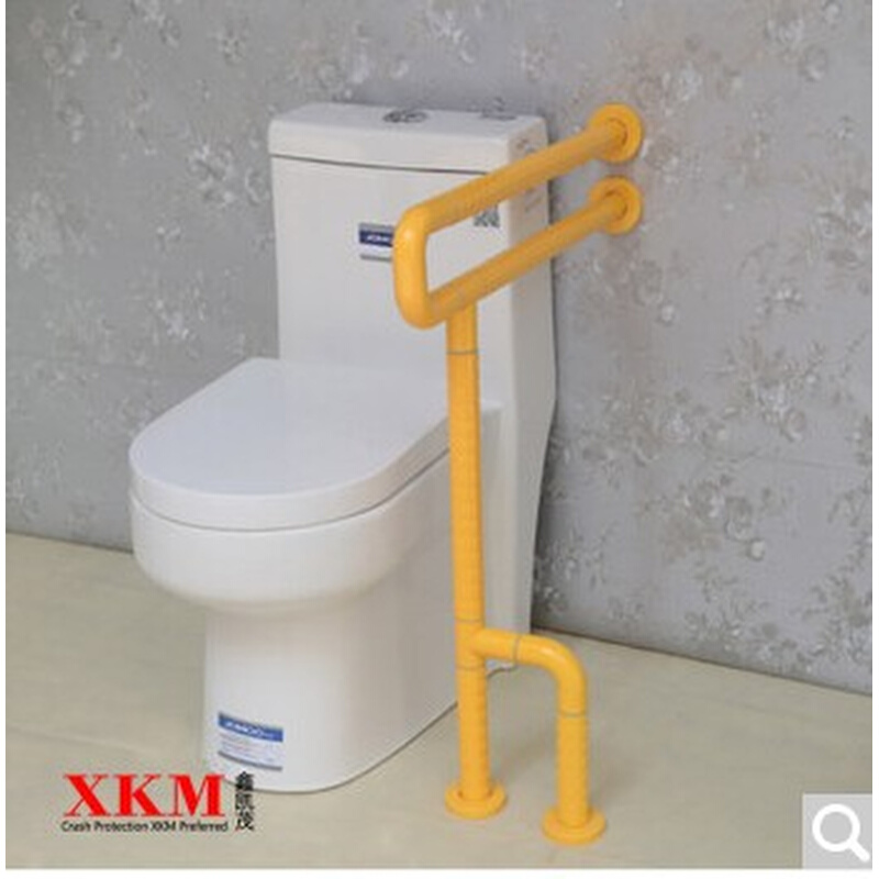 卫生间马桶扶手老人残疾人浴室安全防滑拉手无障碍坐便器起身栏杆-图0
