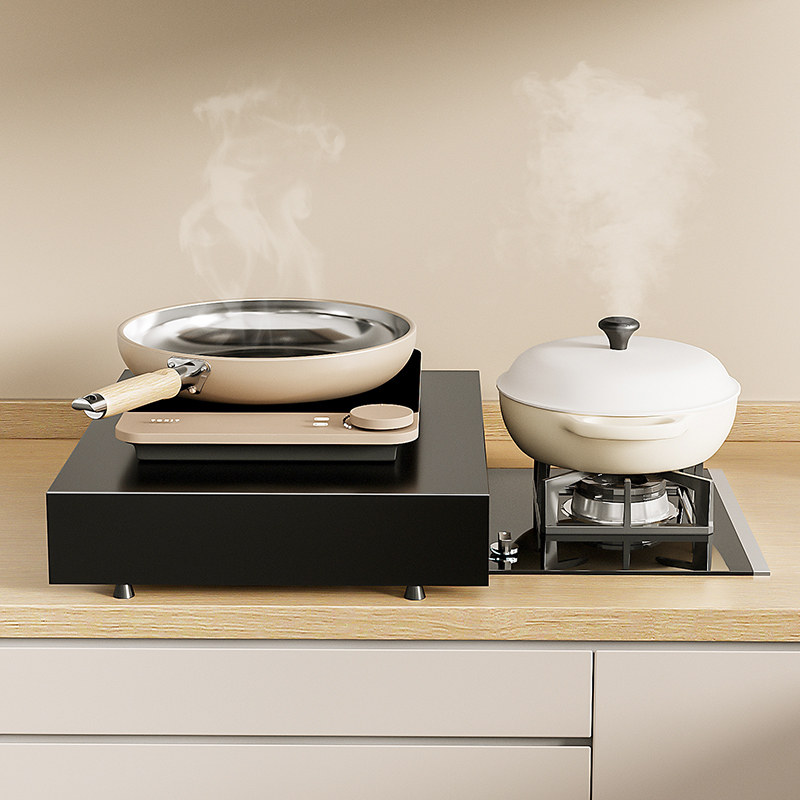 燃气灶盖板罩厨房置物架煤气灶台电磁炉支架锅架台面置物整理收纳,淘宝优惠券,粉丝福利购,淘宝优惠卷