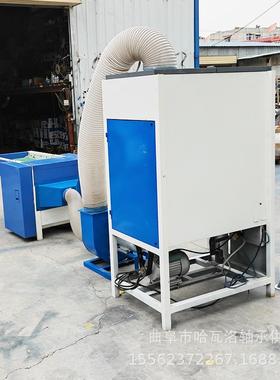 海绵乳胶颗粒填充机PP棉纤维棉开松机双口狗窝猫枕充棉机