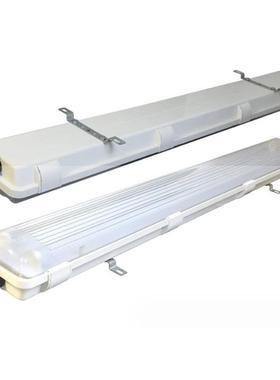 防爆灯管厂房仓库LED支架灯1.2m应急灯双管t818W2×18W防爆荧光灯