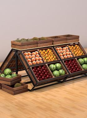 法式水果货架展示架复古水果置物架果蔬架水果陈列架法式果礼其他
