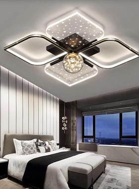 卧室灯现代简约2024年新款轻奢花瓣书房吸顶灯饰客厅主卧房间灯具