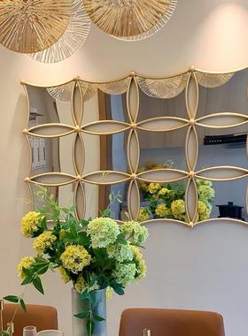 wallmirror挂组合镜客厅沙发金色挂墙镜轻奢装饰镜壁挂bigmirror