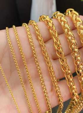 越南沙金项链女款仿真黄