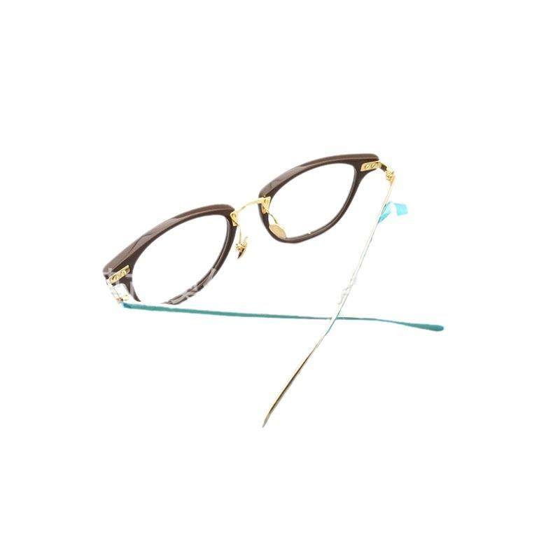 撞色复古框架光学镜框架凹造型眼镜户外阻挡蓝光线眼镜黄色框金配,淘宝优惠券,粉丝福利购,淘宝优惠卷