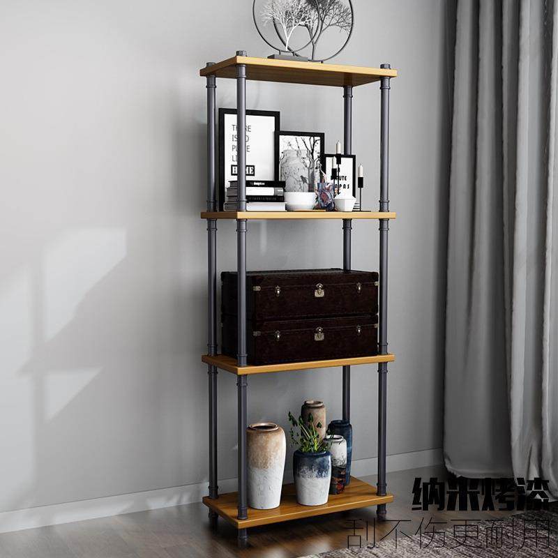 工业风书架简约现代多层储物架水管货架客厅展示书架子置物架家用,淘宝优惠券,粉丝福利购,淘宝优惠卷