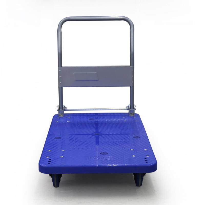 杭州科洁环境蓝色塑胶平板手推车600*910*880,淘宝优惠券,粉丝福利购,淘宝优惠卷
