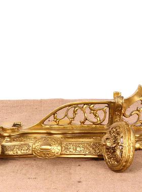 杨铜记 铜有底如意 如意摆件 家居礼品 厂家 加底座如意