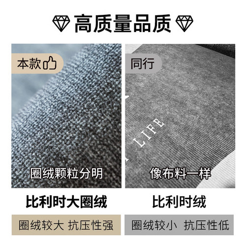 简约风入户门地垫高级客厅卧室地毯门垫进门口玄关脚垫耐脏免洗 - 图1