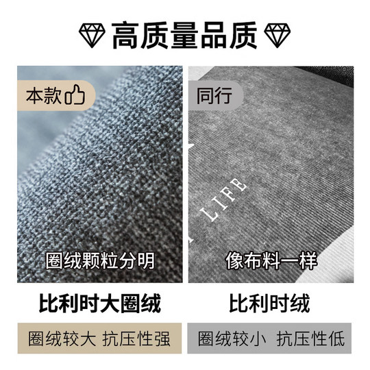 简约风入户门地垫高级客厅卧室地毯门垫进门口玄关脚垫耐脏免洗