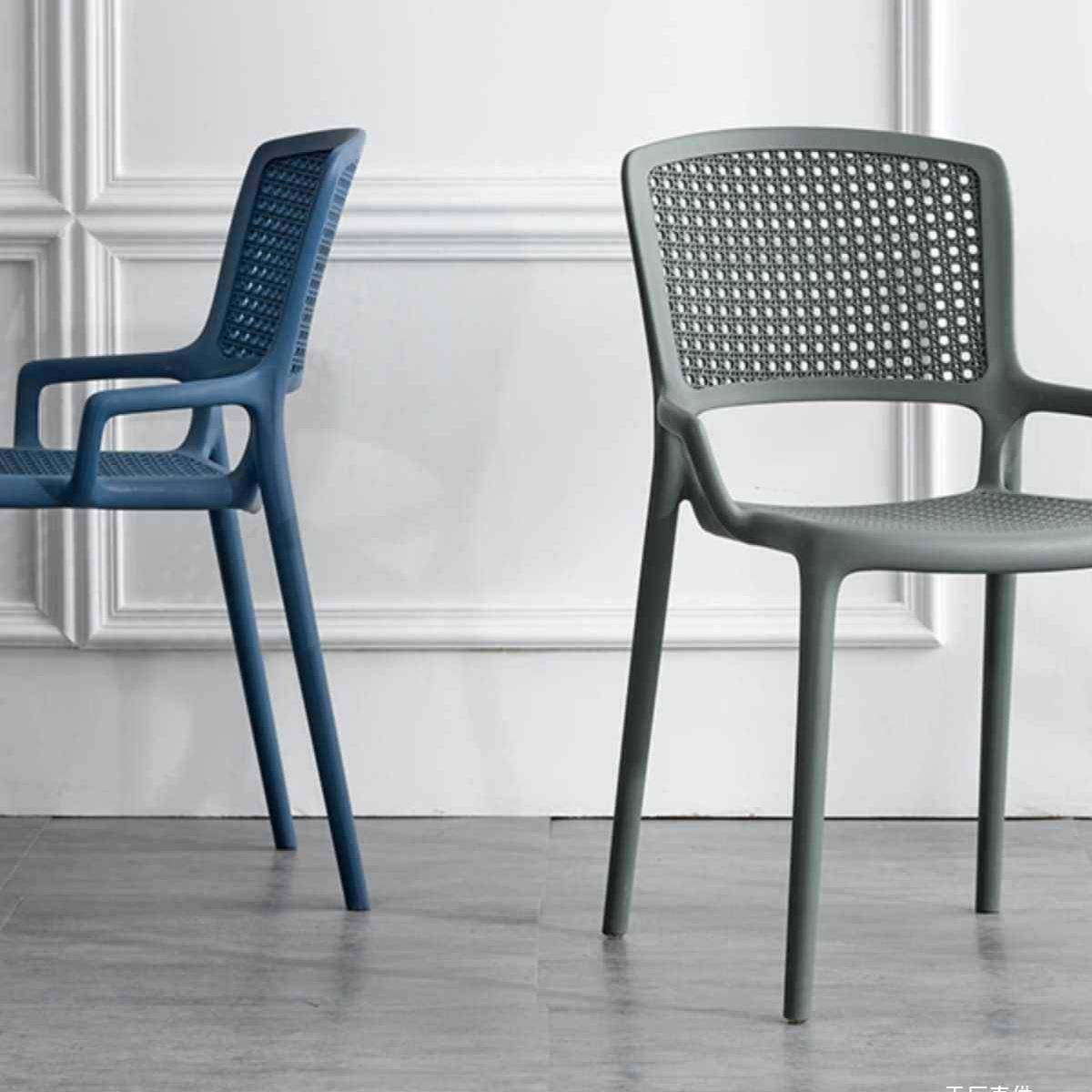 北欧塑料椅子靠背现代简约扶手椅家用经济型休闲户外加厚大人餐椅,淘宝优惠券,粉丝福利购,淘宝优惠卷