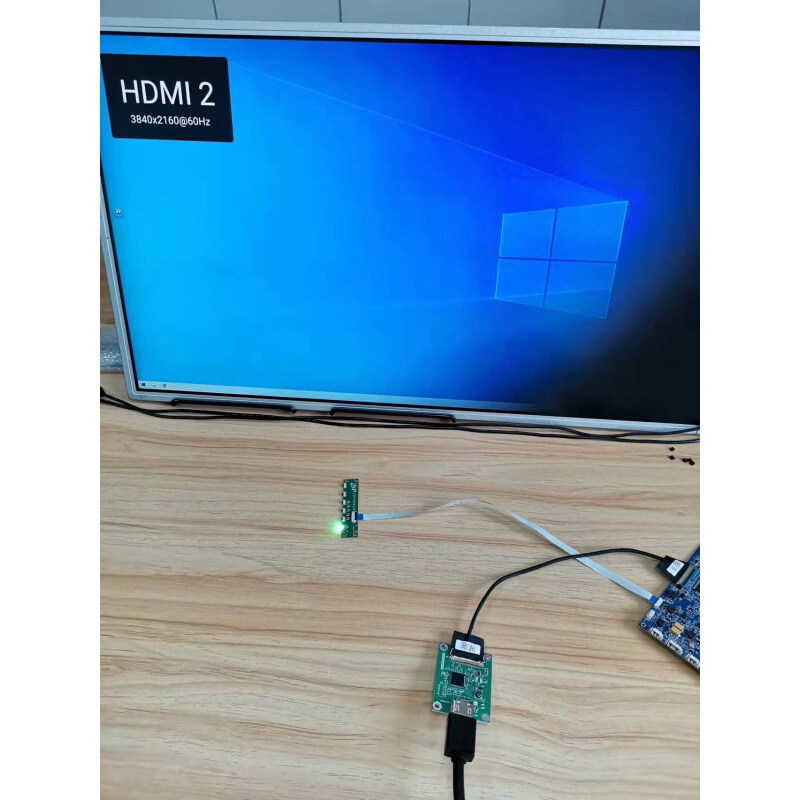 EDP转HDMI板输出edp/dp转hdmi转接板支持4K2K1080P支持多种分辨率-图0