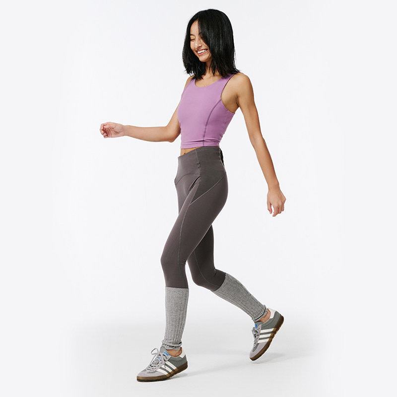 JUACTIVE扭结性感运动背心女纯色健身瑜伽裤