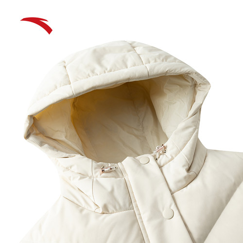 安踏速暖羽绒丨短款羽绒服女士春季新款保暖面包服外套162447939 - 图2