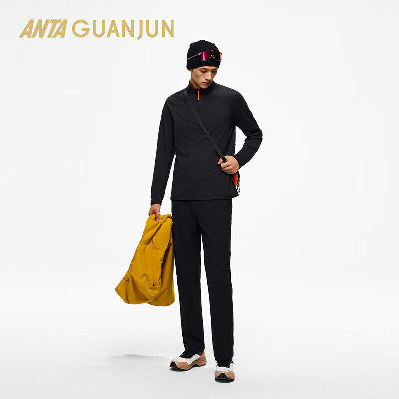 安踏冠军户外徒步系列POLYGIENE抗菌防臭磨毛长袖T恤男士休闲通勤,淘宝优惠券,粉丝福利购,淘宝优惠卷