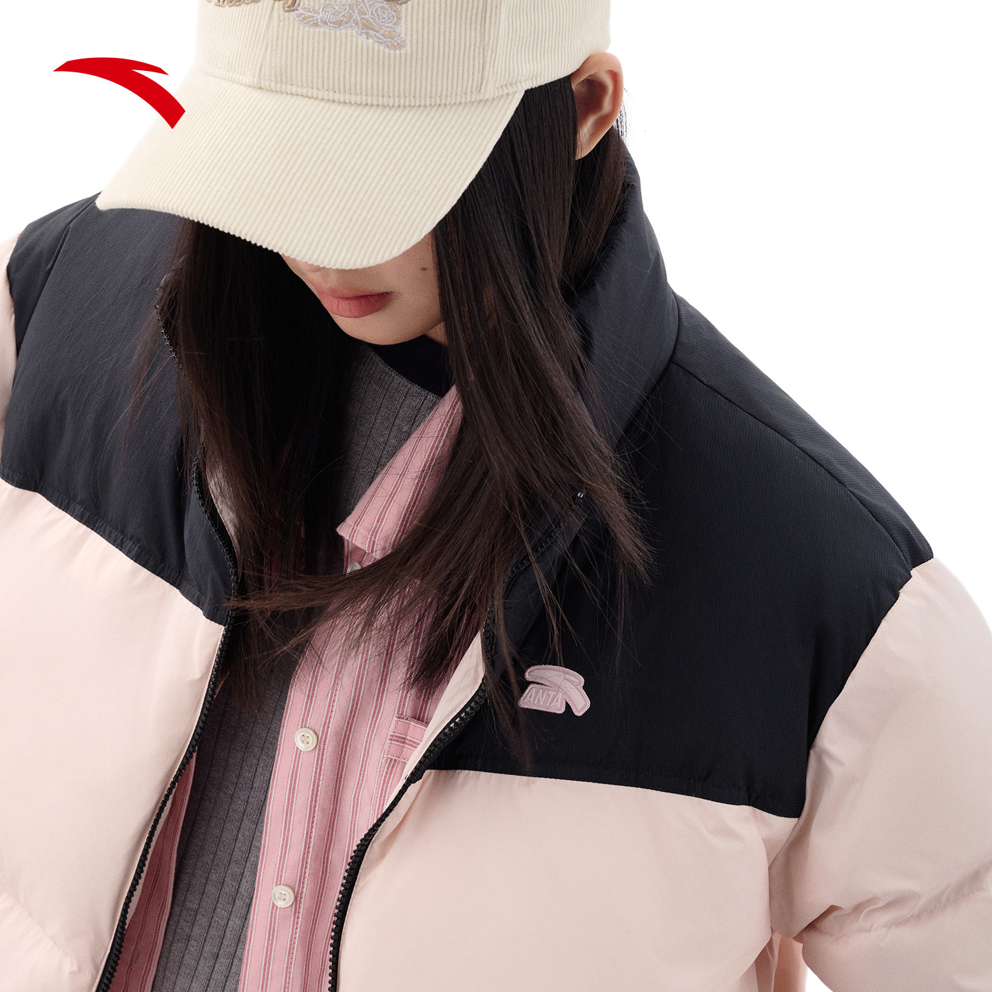 安踏六度芯面包羽绒 | 短羽绒女冬季宽版棉服面包服上衣保暖外套,淘宝优惠券,粉丝福利购,淘宝优惠卷