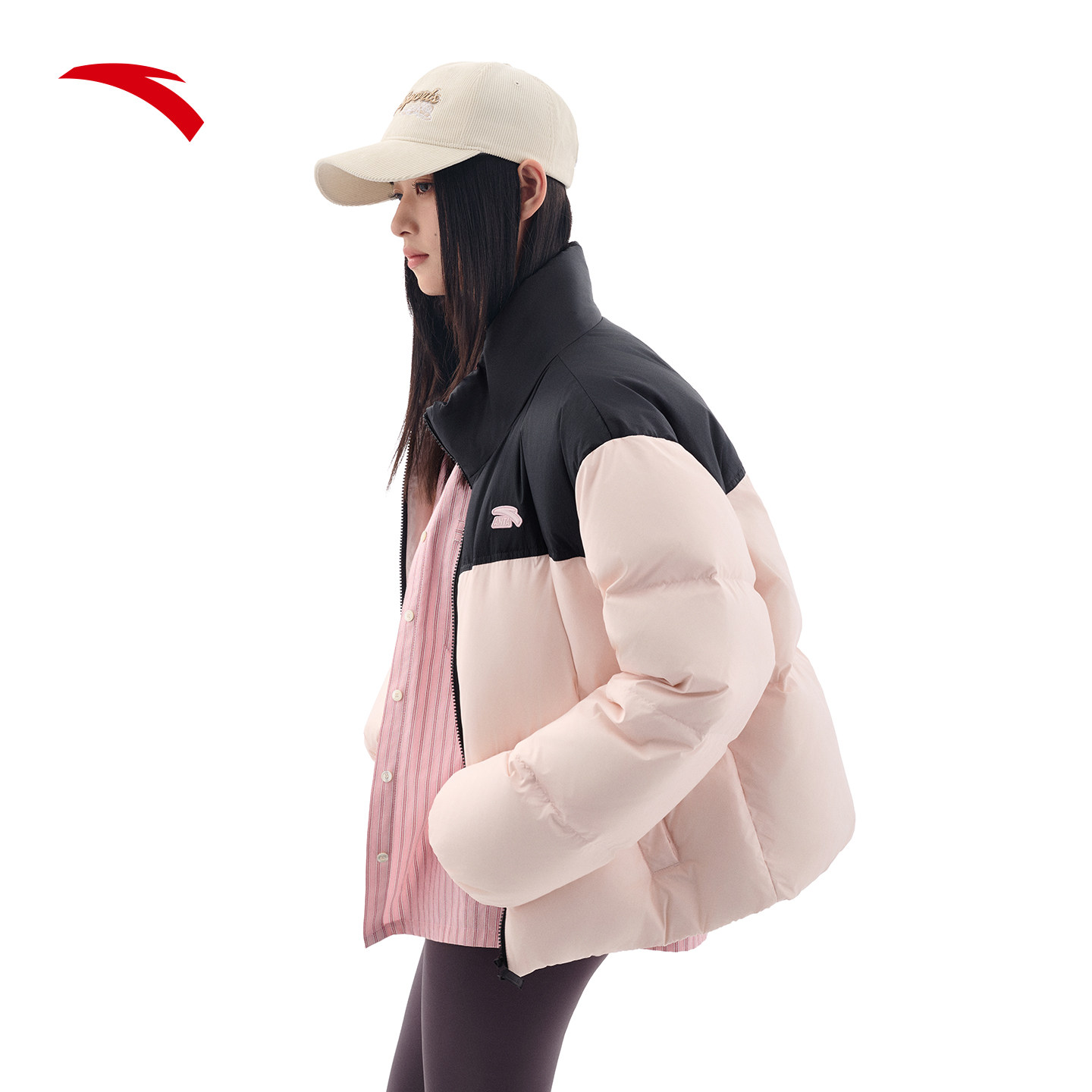 安踏六度芯面包羽绒 | 短羽绒女冬季宽版棉服面包服上衣保暖外套,淘宝优惠券,粉丝福利购,淘宝优惠卷