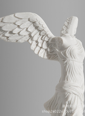 欧式胜利女神人物像雕塑树脂工艺品家居装饰摆件样板房书房摆件