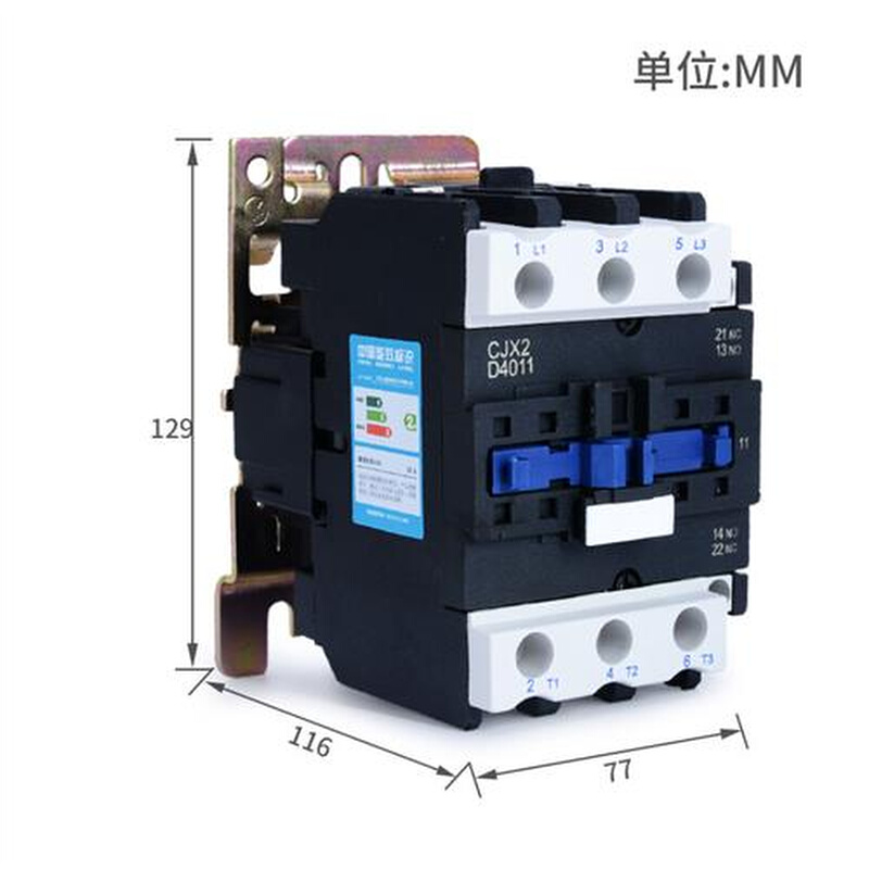 交流接触器CJX2-4011 5011 6511 8011 9511 220v三相380V 36V 24V-图1