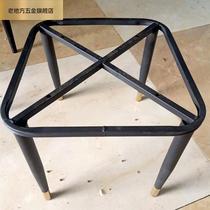 Four Feet Bracket Chair Leg Stool Legs Chair Rack Stool Legs Stool Chair Accessories Base Iron Art Cross Square Square