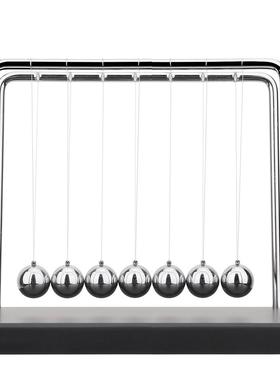 5球7球牛顿摆球不锈钢混沌摆平衡球创意摆件减压礼品能量守恒撞球