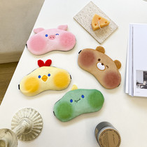 Cute tuk-faced blindfold sleep dedicated relieve eye fatigue selling mengey ice compress child genders male and female