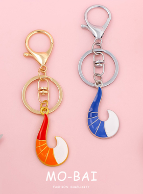 瓢虫少女周边狐尾项链钥匙扣挂件动漫二次元周边学生百搭吊坠配饰