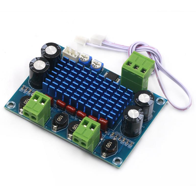High-power digital power amplifier board TPA3116D2 chassis dedicated to plug-in 5-28V output 120W/4-8