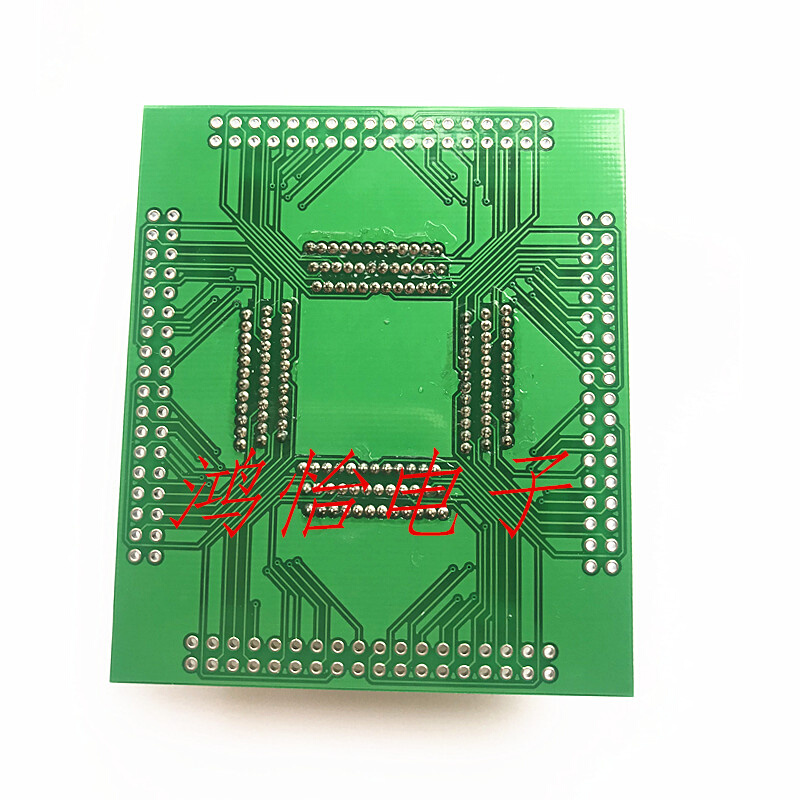 原装烧录座QFP144LQFP144 STM32IC51-1444-1354-7 IC测试座转换座-图2