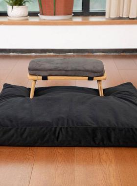 加厚舒适可拆洗瑜伽坐垫多色可选分体冥想垫套装现货销售