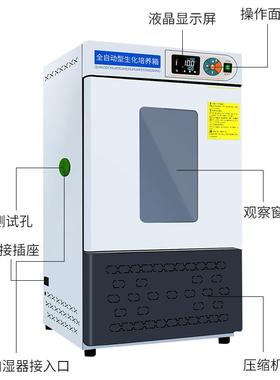 生化霉菌培养箱多功能不锈钢细菌微生物实验室数显控温恒温恒湿箱