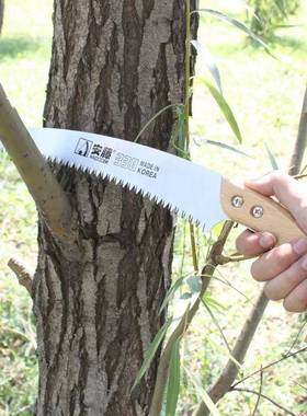 安藤AT-330CRT树木修枝手锯锯片三面磨齿修枝锯园林园艺手工具