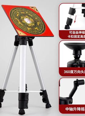 罗盘高精度八卦盘三合综合盘随身铜摆件三元罗经仪专业支架水平仪