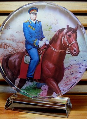 罗荣桓摆设纪念品人偶模型玩偶十大元帅工艺品装饰品礼品水晶摆件